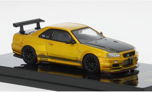 Diecast model cars Nissan Skyline 1/64 INNO64 GT-R R34 gold/carbon 2024 1:64 Nissan Skyline 1/64 INNO64 GT-R R34 gold/carbon 2024 1:64 diecast model cars