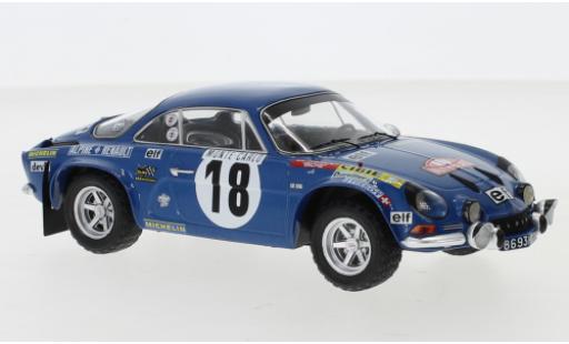 Diecast model cars Alpine A110 1/24 IXO Renault No.18 Rallye Monte Carlo 1973 J-C.Andruet/Biche Alpine A110 1/24 IXO Renault No.18 Rallye Monte Carlo 1973 J-C.Andruet/Biche diecast model cars