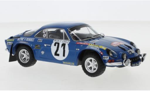 Diecast model cars Alpine A110 1/24 IXO Renault No.21 Rallye Monte Carlo 1973 J.P.Nicolas/M.Vial Alpine A110 1/24 IXO Renault No.21 Rallye Monte Carlo 1973 J.P.Nicolas/M.Vial diecast model cars
