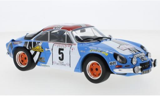 Alpine A110 1/18 IXO Renault No.5 Tour de Corse 1973 J.F.Piot/J.De Alexandris diecast model cars