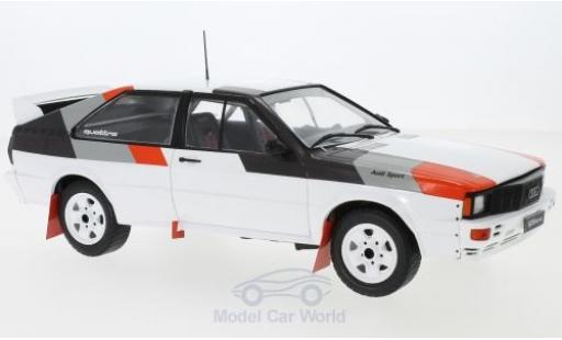 Audi Quattro 1/18 IXO quattro white/Dekor 1982 Rally Spec diecast model cars