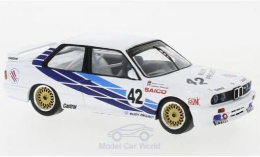 Diecast model cars Bmw M3 1/43 IXO (E30) No.42 CiBiEmme WTCC Dijon 1987 J.Cecotto/G.Brancatelli Bmw M3 1/43 IXO (E30) No.42 CiBiEmme WTCC Dijon 1987 J.Cecotto/G.Brancatelli diecast model cars