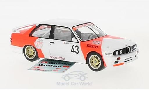 Diecast model cars Bmw M3 E30 1/43 IXO (E30) No.43 Bigazzi Racing Team Marlboro WTCC 1987 mit Decals L.-P.Sala/O.Grouillard Bmw M3 E30 1/43 IXO (E30) No.43 Bigazzi Racing Team Marlboro WTCC 1987 mit Decals L.-P.Sala/O.Grouillard diecast model cars