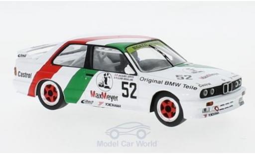 Bmw M3 1/43 IXO (E30) No.52 Bigazzi ETCC 1988 J.Laffite/O.Grouillard diecast model cars