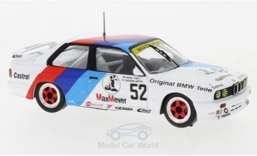 Bmw M3 1/43 IXO (E30) No.52 Bigazzi M Team ETCC 1988 J.Laffite/W.Vogt diecast model cars