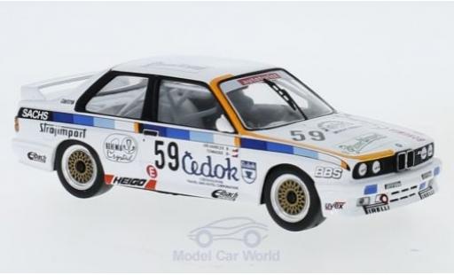 Bmw M3 1/43 IXO (E30) No.59 ETCC 1988 O.Vanicek/V.Tomasek diecast model cars