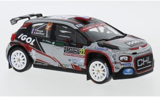 Diecast model cars Citroen C3 1/43 IXO R5 No.22 CHL Sport Auto IGOL Rallye Monte Carlo 2019 Y.Bonato/B.Boulloud Citroen C3 1/43 IXO R5 No.22 CHL Sport Auto IGOL Rallye Monte Carlo 2019 Y.Bonato/B.Boulloud diecast model cars