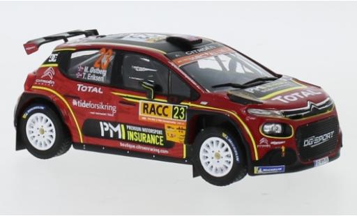 Diecast model cars Citroen C3 1/43 IXO R5 No.23 Racing Total Rally Catalunya 2019 M.Ostberg/T.Eriksen Citroen C3 1/43 IXO R5 No.23 Racing Total Rally Catalunya 2019 M.Ostberg/T.Eriksen diecast model cars