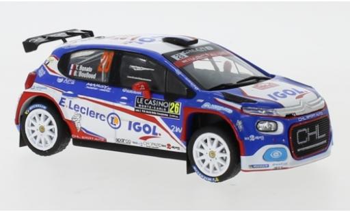 Diecast model cars Citroen C3 1/43 IXO R5 No.26 Rallye WM Rallye Monte Carlo 2020 Y.Bonato/B.Boulloud Citroen C3 1/43 IXO R5 No.26 Rallye WM Rallye Monte Carlo 2020 Y.Bonato/B.Boulloud diecast model cars