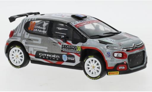 Diecast model cars Citroen C3 1/43 IXO Rally 2 No.30 Rally Monte Carlo 2021 Y.Rossel/B.Fulcrand Citroen C3 1/43 IXO Rally 2 No.30 Rally Monte Carlo 2021 Y.Rossel/B.Fulcrand diecast model cars