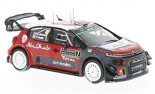 Diecast model cars Citroen C3 1/43 IXO WRC No.7 Rallye WM Rallye Monte Carlo 2017 K.Meeke/P.Nagle Citroen C3 1/43 IXO WRC No.7 Rallye WM Rallye Monte Carlo 2017 K.Meeke/P.Nagle diecast model cars