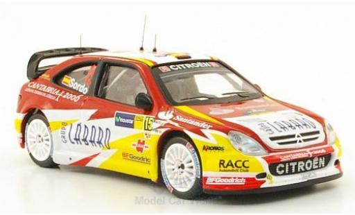 Diecast model cars Citroen Xsara 1/43 IXO WRC No.15 Rallye Catalunya 2006 D.Sordo/M.Marti Citroen Xsara 1/43 IXO WRC No.15 Rallye Catalunya 2006 D.Sordo/M.Marti diecast model cars
