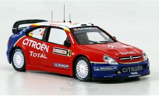 Diecast model cars Citroen Xsara 1/43 IXO WRC No.2 Rallye WM Rally Türkei 2005 C.Sainz/L.Moya Citroen Xsara 1/43 IXO WRC No.2 Rallye WM Rally Türkei 2005 C.Sainz/L.Moya diecast model cars