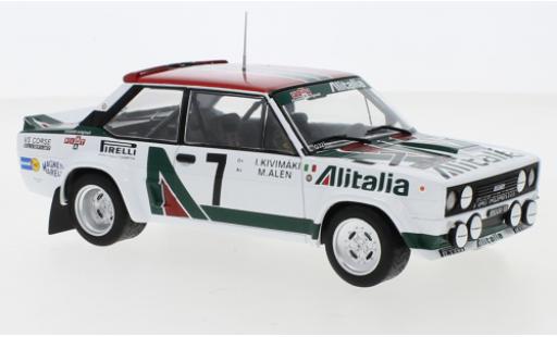 Fiat 131 1/24 IXO Abarth No.5 Rally Acropolis 1978 W.Röhrl/C.Geistdörfer diecast model cars