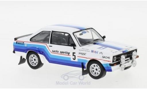 Diecast model cars Ford Escort 1/43 IXO MK II RS 1800 No.5 Sachs Rallye DM Rallye Hessen 1978 R.Hainbach/W.Linzen Ford Escort 1/43 IXO MK II RS 1800 No.5 Sachs Rallye DM Rallye Hessen 1978 R.Hainbach/W.Linzen diecast model cars
