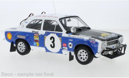 Diecast model cars Ford Escort 1/18 IXO MkI RS 1600 RHD No.3 Safari Rally 1973 V.Preston Jr./B.Smith Ford Escort 1/18 IXO MkI RS 1600 RHD No.3 Safari Rally 1973 V.Preston Jr./B.Smith diecast model cars