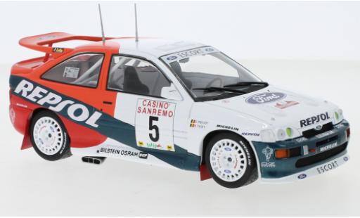 Diecast model cars Ford Escort 1/24 IXO RS Cosworth No.5 Repsol Rallye WM Rallye San Remo 1996 B.Thiry/S.Prevot Ford Escort 1/24 IXO RS Cosworth No.5 Repsol Rallye WM Rallye San Remo 1996 B.Thiry/S.Prevot diecast model cars