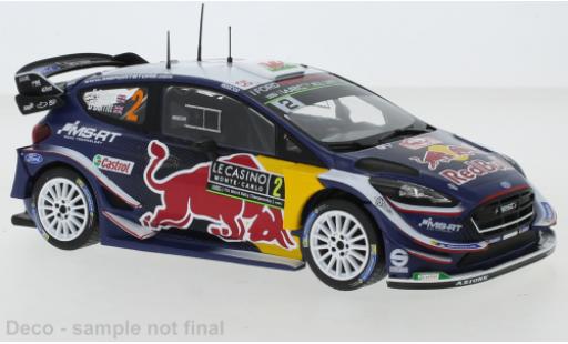 Diecast model cars Ford Fiesta 1/24 IXO WRC No.2 MS Sport Red Bull Rallye Monte Carlo 2018 E.Evans/D.Barritt Ford Fiesta 1/24 IXO WRC No.2 MS Sport Red Bull Rallye Monte Carlo 2018 E.Evans/D.Barritt diecast model cars