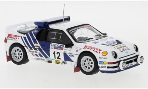 Diecast model cars Ford RS 200 1/43 IXO RS200 No.12 Rallye WM RAC Rally 1986 M.Lovell/R.Freeman Ford RS 200 1/43 IXO RS200 No.12 Rallye WM RAC Rally 1986 M.Lovell/R.Freeman diecast model cars