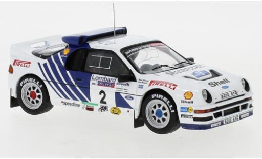 Diecast model cars Ford RS 200 1/43 IXO RS200 No.2 Rallye WM RAC Rally 1986 S.Blomqvist/B.Berglund Ford RS 200 1/43 IXO RS200 No.2 Rallye WM RAC Rally 1986 S.Blomqvist/B.Berglund diecast model cars