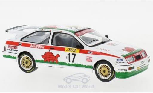Diecast model cars Ford Sierra 1/43 IXO RS Cosworth No.17 WTCC 24h Spa 1987 A.Semoulin/J.Pareja/T.Tassin Ford Sierra 1/43 IXO RS Cosworth No.17 WTCC 24h Spa 1987 A.Semoulin/J.Pareja/T.Tassin diecast model cars
