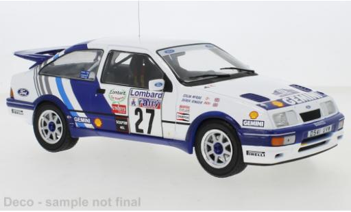 Diecast model cars Ford Sierra 1/18 IXO RS Cosworth No.27 RAC Rally 1989 C.McRae/D.Ringer Ford Sierra 1/18 IXO RS Cosworth No.27 RAC Rally 1989 C.McRae/D.Ringer diecast model cars