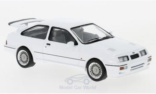Diecast model cars Ford Sierra 1/43 IXO RS Cosworth white 1987 Ford Sierra 1/43 IXO RS Cosworth white 1987 diecast model cars