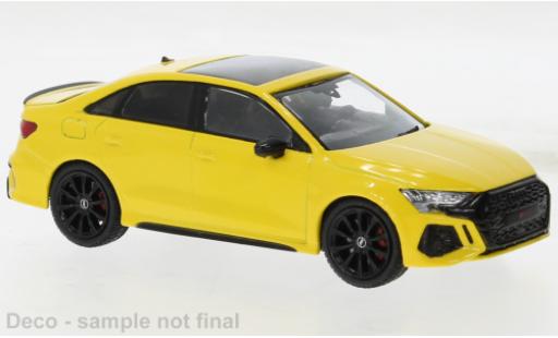 Audi RS3 1/43 IXO yellow 2022 diecast model cars