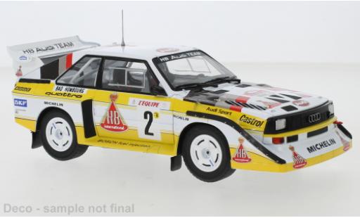 Diecast model cars Audi Sport Quattro 1/24 IXO Sport quattro S1 No.2 HB Rallye WM Rally Monte Carlo 1986 Audi Sport Quattro 1/24 IXO Sport quattro S1 No.2 HB Rallye WM Rally Monte Carlo 1986 diecast model cars