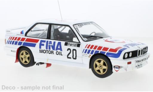 Bmw M3 1/18 IXO E30 No.20 1000 Lakes Rally 1989 diecast model cars