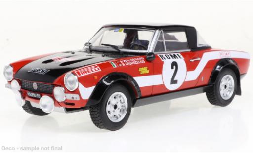 Diecast model cars Fiat 124 1/24 IXO Abarth No.2 Rally Monte Carlo 1973 Fiat 124 1/24 IXO Abarth No.2 Rally Monte Carlo 1973 diecast model cars