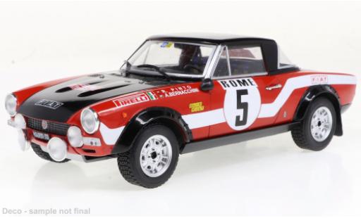 Diecast model cars Fiat 124 1/24 IXO Abarth No.5 Rally Monte Carlo 1973 Fiat 124 1/24 IXO Abarth No.5 Rally Monte Carlo 1973 diecast model cars