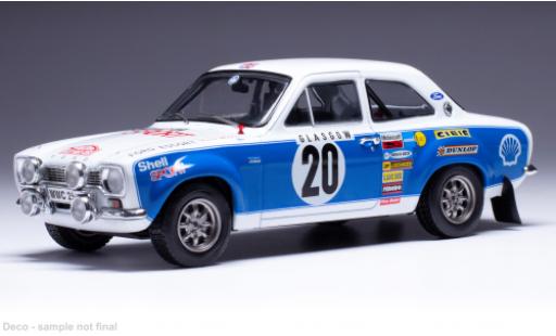 Diecast model cars Ford Escort 1/18 IXO MK I RS 1600 No.20 Rally Monte Carlo 1973 Ford Escort 1/18 IXO MK I RS 1600 No.20 Rally Monte Carlo 1973 diecast model cars