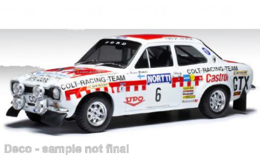 Diecast model cars Ford Escort 1/18 IXO MK I RS 1600 No.6 1000 Lakes Rally 1973 Ford Escort 1/18 IXO MK I RS 1600 No.6 1000 Lakes Rally 1973 diecast model cars