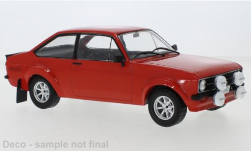 Diecast model cars Ford Escort 1/18 IXO MkII RS1800 red/Décorer 1977 Ford Escort 1/18 IXO MkII RS1800 red/Décorer 1977 diecast model cars