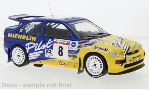 Diecast model cars Ford Escort 1/18 IXO RS Cosworth No.8 Michelin Rallye WM RAC Rally 1993 Ford Escort 1/18 IXO RS Cosworth No.8 Michelin Rallye WM RAC Rally 1993 diecast model cars