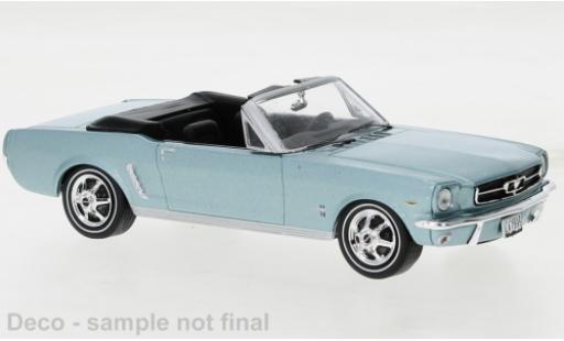 Ford Mustang 1/43 IXO blue clair 1965 diecast model cars