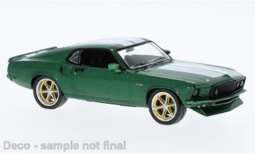 Diecast model cars Ford Mustang 1/43 IXO Fastback metallise green 1969 Ford Mustang 1/43 IXO Fastback metallise green 1969 diecast model cars
