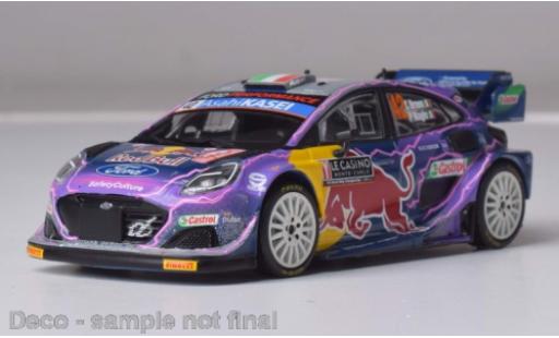 Diecast model cars Ford Puma 1/43 IXO Rally1 No.42 WRC Rally Monte Carlo 2022 Ford Puma 1/43 IXO Rally1 No.42 WRC Rally Monte Carlo 2022 diecast model cars