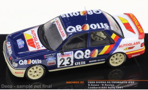 Diecast model cars Ford Sierra 1/43 IXO RS Cosworth No.23 Rallye RAC Lombard 1991 Ford Sierra 1/43 IXO RS Cosworth No.23 Rallye RAC Lombard 1991 diecast model cars