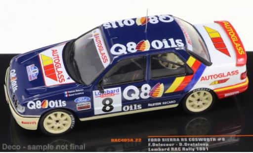 Diecast model cars Ford Sierra 1/43 IXO RS Cosworth No.8 Rallye RAC Lombard 1991 Ford Sierra 1/43 IXO RS Cosworth No.8 Rallye RAC Lombard 1991 diecast model cars