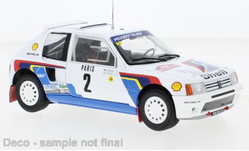 Diecast model cars Peugeot 205 1/24 IXO T16 No.2 Rallye WM Rally Monte Carlo 1985 Peugeot 205 1/24 IXO T16 No.2 Rallye WM Rally Monte Carlo 1985 diecast model cars
