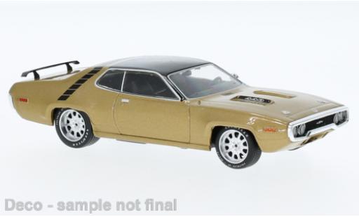 Plymouth GTX 1/43 IXO Runner metallise doré 1971 diecast model cars