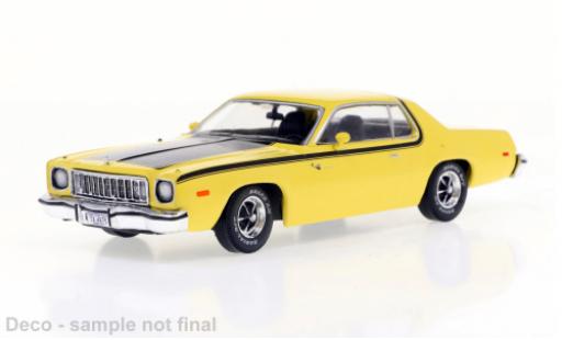 Diecast model cars Plymouth Road Runner 1/43 IXO yellow 1975 Plymouth Road Runner 1/43 IXO yellow 1975 diecast model cars