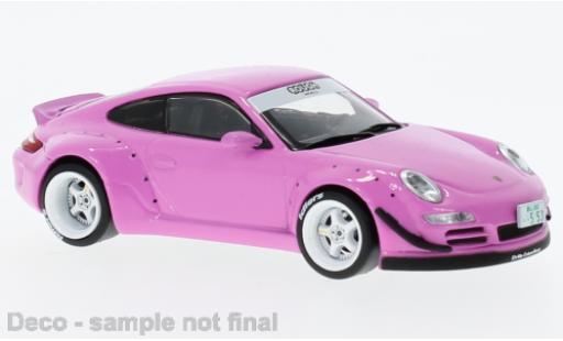 Porsche 997 RWB 1/18 IXO pink diecast model cars