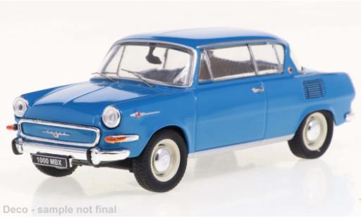 Skoda 1000 1/43 IXO MBX blue clair 1966 diecast model cars