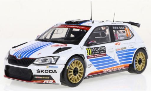 Diecast model cars Skoda Fabia 1/24 IXO R5 No.31 Rallye Monte Carlo 2017 Skoda Fabia 1/24 IXO R5 No.31 Rallye Monte Carlo 2017 diecast model cars