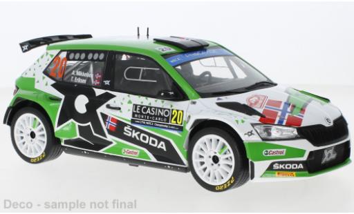 Diecast model cars Skoda Fabia 1/18 IXO Rally2 EVO No.20 Rallye WM Rallye Monte Carlo 2022 Skoda Fabia 1/18 IXO Rally2 EVO No.20 Rallye WM Rallye Monte Carlo 2022 diecast model cars