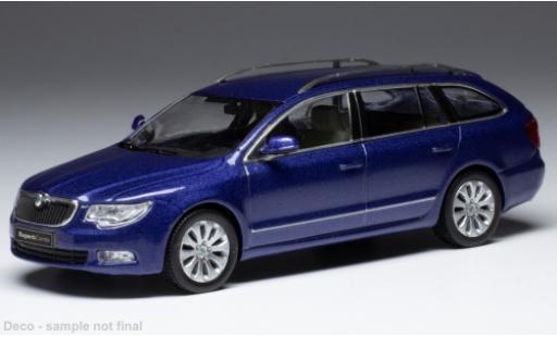 Diecast model cars Skoda Superb 1/43 IXO II 3T metallise blue 2008 Skoda Superb 1/43 IXO II 3T metallise blue 2008 diecast model cars