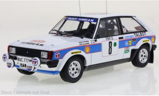 Diecast model cars Talbot Sunbeam 1/24 IXO Lotus No.8 Rallye WM Rally Monte Carlo 1981 Talbot Sunbeam 1/24 IXO Lotus No.8 Rallye WM Rally Monte Carlo 1981 diecast model cars